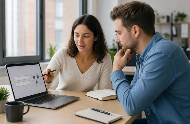 Feature-Frage wird mit Seitenkontext und Berechtigungsstufe beantwortet