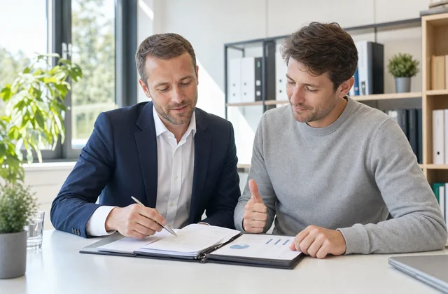 Praxisnahe Arbeitsszene für Mandanten-Freigabe